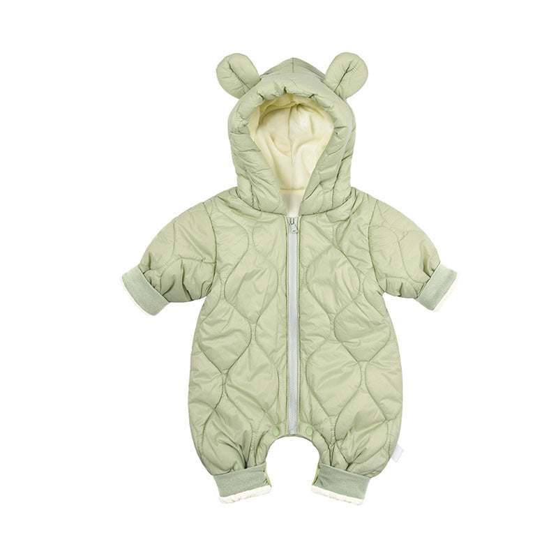 Baby Cotton Padded Coat Jumpsuit Winter Baby Outerwear +