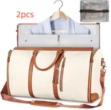 Load image into Gallery viewer, Large Capacity Travel Duffle Bag Women&#39;s Handbag Folding Suit Bag Waterproof Clothes Totes Garment Bag +
