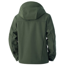 Load image into Gallery viewer, Soft Shell Men's Windproof Waterproof Outdoor Hoodie Shell Jacket +
