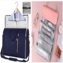 Load image into Gallery viewer, Large Capacity Travel Duffle Bag Women&#39;s Handbag Folding Suit Bag Waterproof Clothes Totes Garment Bag +
