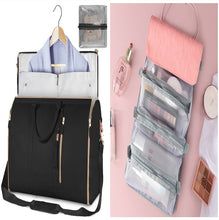 Load image into Gallery viewer, Large Capacity Travel Duffle Bag Women&#39;s Handbag Folding Suit Bag Waterproof Clothes Totes Garment Bag +
