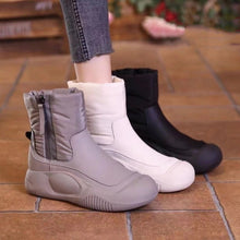 Load image into Gallery viewer, Winter Plush Snow Boots With Side Zipper Warm Thick-sole Non-slip Waterproof Short Shoes For Women +
