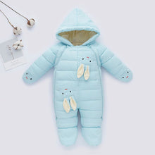 Load image into Gallery viewer, Newborn Baby Down One-piece Cotton Clothes +
