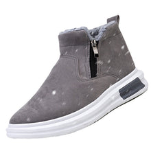 Load image into Gallery viewer, Fashion Snow Boots For Men and Women Winter Warm Flat Cotton Plush Shoes With Side Zipper Casual Daily Fleece Ankle Boot +
