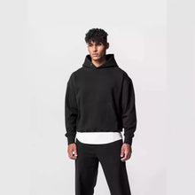 Load image into Gallery viewer, Loose American Exercise Sportswear Workout Outfit Men's Trendy Casual Hooded Sweater +
