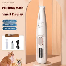 Load image into Gallery viewer, Pets Paw Trimmer LED Light Hair Clipper Set +
