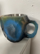 Load image into Gallery viewer, 400ml Resin Mineral Crystal Coffee Mugs With Handles Elegant Fake Mineral Crystal Cup For Workplace Home Decor Christmas Gift Kitchen Gadgets +
