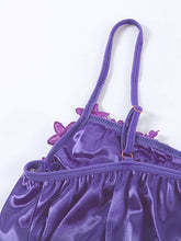 Load image into Gallery viewer, Spaghetti Straps Crochet Lace Hollow Out Bra Thong Lingerie Set
