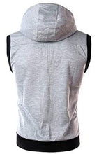 Load image into Gallery viewer, Men's Hooded Sleeveless Vest Solid Color Casual Slim Vest
