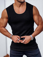 Load image into Gallery viewer, Men&#39;s Casual Slim Vest Men&#39;s Sleeveless Wide Shoulder Vest +
