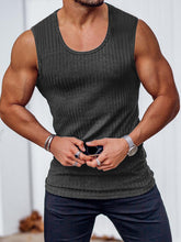 Load image into Gallery viewer, Men&#39;s Casual Slim Vest Men&#39;s Sleeveless Wide Shoulder Vest +
