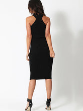 Load image into Gallery viewer, Women&#39;s Hollowed Shoulder Sexy Irregular Off -back Dress (+)
