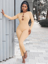 Load image into Gallery viewer, Women&#39;s Solid Color Slim Fit Hip Lifting Jumpsuit +
