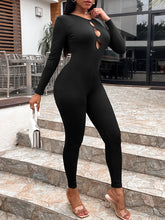 Load image into Gallery viewer, Women&#39;s Solid Color Slim Fit Hip Lifting Jumpsuit +
