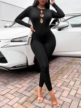 Load image into Gallery viewer, Women&#39;s Solid Color Slim Fit Hip Lifting Jumpsuit +
