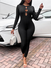 Load image into Gallery viewer, Women&#39;s Solid Color Slim Fit Hip Lifting Jumpsuit +
