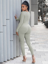 Load image into Gallery viewer, Women&#39;s Solid Color Slim Fit Hip Lifting Jumpsuit +
