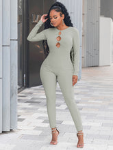 Load image into Gallery viewer, Women&#39;s Solid Color Slim Fit Hip Lifting Jumpsuit +
