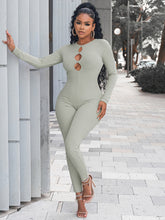 Load image into Gallery viewer, Women&#39;s Solid Color Slim Fit Hip Lifting Jumpsuit +
