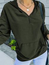 Load image into Gallery viewer, Women&#39;s Autumn and Winter Solid Color Hooded Long-sleeved Casual Sweatshirt +
