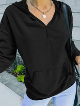 Load image into Gallery viewer, Women&#39;s Autumn and Winter Solid Color Hooded Long-sleeved Casual Sweatshirt +
