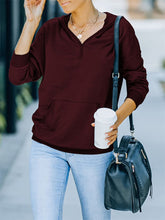Load image into Gallery viewer, Women&#39;s Autumn and Winter Solid Color Hooded Long-sleeved Casual Sweatshirt +
