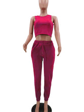 Load image into Gallery viewer, Women&#39;s Knitted Casual Sports Fleece Hooded Three-piece Suit +
