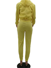 Load image into Gallery viewer, Women&#39;s Knitted Casual Sports Fleece Hooded Three-piece Suit +
