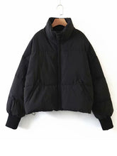 Load image into Gallery viewer, Casual All-match Stand Collar Bread Jacket Puffer Coat +
