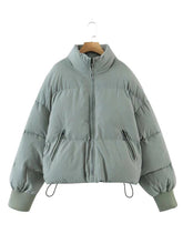Load image into Gallery viewer, Casual All-match Stand Collar Bread Jacket Puffer Coat +
