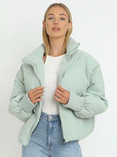 Load image into Gallery viewer, Casual All-match Stand Collar Bread Jacket Puffer Coat +
