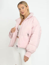 Load image into Gallery viewer, Casual All-match Stand Collar Bread Jacket Puffer Coat +
