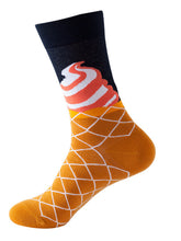Load image into Gallery viewer, Men&#39;s Breakfast Print Casual Fun Socks +

