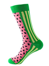 Load image into Gallery viewer, Men&#39;s Breakfast Print Casual Fun Socks +
