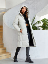 Load image into Gallery viewer, Women&#39;s Warm Windproof Zipper Thickened Long Coat +
