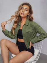 Load image into Gallery viewer, Women&#39;s New Casual Denim Short Jacket +
