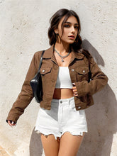 Load image into Gallery viewer, Women&#39;s New Casual Denim Short Jacket +
