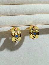 Load image into Gallery viewer, Women's New Fashion Colorful Zircon Earrings +
