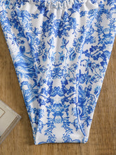 Load image into Gallery viewer, Women&#39;s  Flower Print Suspenders Sexy Lace-up Two-Piece Bikini +
