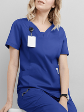 Load image into Gallery viewer, Nurses Two-piece Clothes Hospital Suit Doctor Nurse Clothes Beauty Salon Work Clothes +
