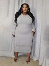 Load image into Gallery viewer, Large Size Women&#39;s Dress New Casual Fashion Long-sleeved Jacket Two-piece Suit +
