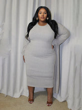Load image into Gallery viewer, Large Size Women&#39;s Dress New Casual Fashion Long-sleeved Jacket Two-piece Suit +
