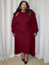 Load image into Gallery viewer, Large Size Women&#39;s Dress New Casual Fashion Long-sleeved Jacket Two-piece Suit +
