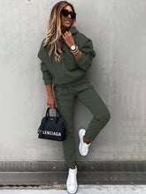 Load image into Gallery viewer, Fashion Long-Sleeved Sports Casual Sweatshirt Suit Two-Piece Set +

