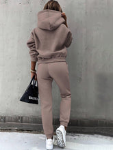 Load image into Gallery viewer, Fashion Long-Sleeved Sports Casual Sweatshirt Suit Two-Piece Set +
