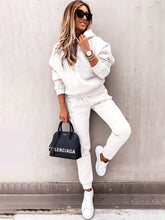 Load image into Gallery viewer, Fashion Long-Sleeved Sports Casual Sweatshirt Suit Two-Piece Set +
