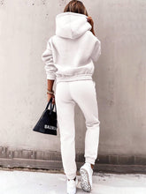 Load image into Gallery viewer, Fashion Long-Sleeved Sports Casual Sweatshirt Suit Two-Piece Set +
