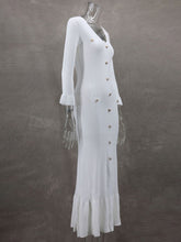 Load image into Gallery viewer, Autumn Winter Fashion Long Slim Fit Knitted Long-sleeved Dress +

