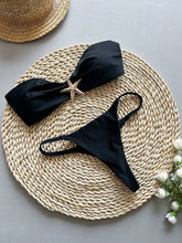 Load image into Gallery viewer, Starfish Solid Color Bandeau Bikini +
