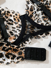 Load image into Gallery viewer, Sexy Leopard Print Thin Underwear Set Original +
